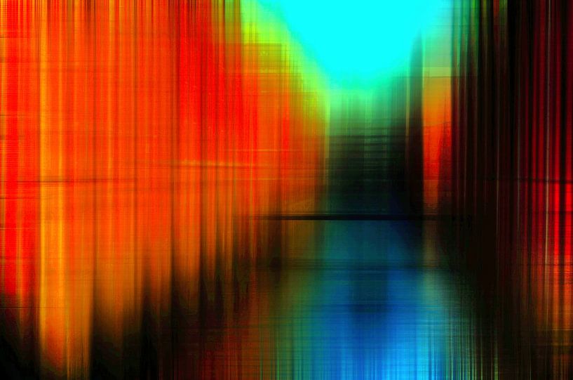 Hambourg Speicherstadt abstrait par Dieter Walther