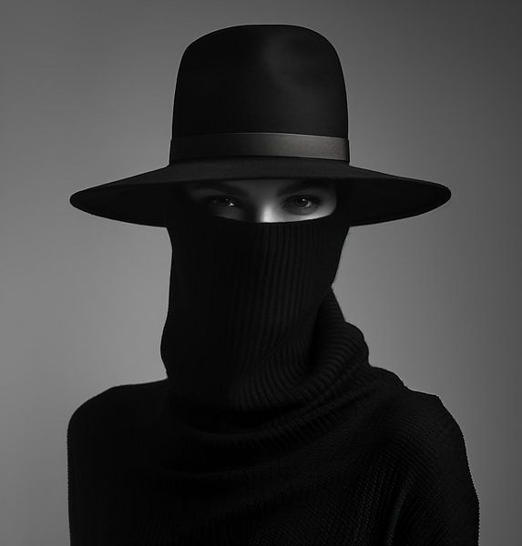 Verborgen melancholie, mysterieus aura van fernlichtsicht