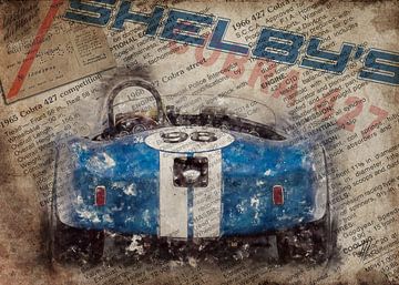 Newspaper Shelby Cobra 427 by Theodor Decker