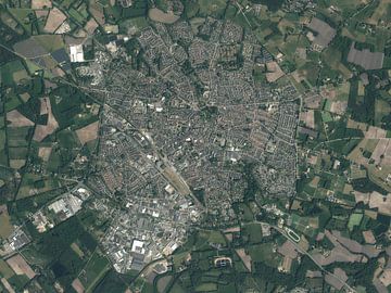Luchtfoto van Winterswijk van Maps Are Art