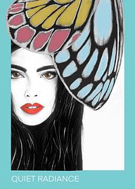 Nymera - Quiet Radiance (Hellblaue Edition) von Anne Koek Art