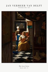 Jan Vermeer - La lettre d'amour