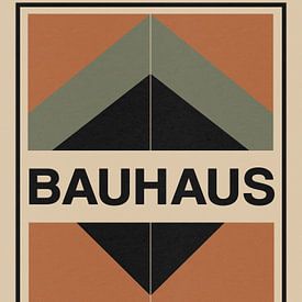 Bauhaus, Retro-Design von Hilde Remerie Fotografie und digitale Kunst