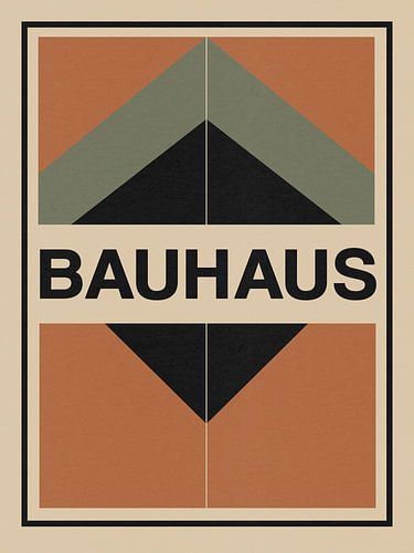 Bauhaus, retro design by Hilde Remerie Photography and digital art