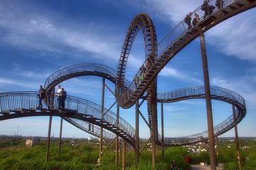 Tiger and Turtle avec vue lointaine