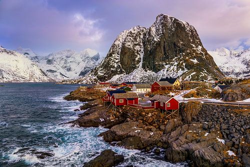 Hamnøy in Winter, Norway
