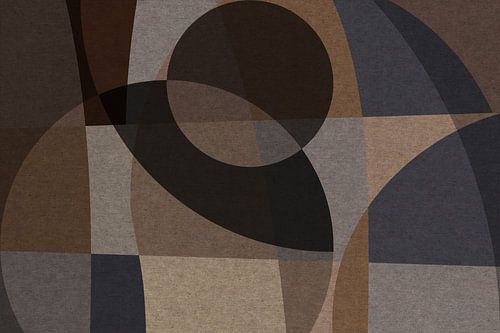Organische Geometrie: Warme aardetinten Retro II