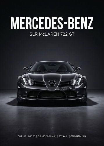 Mercedes-Benz SLR McLaren 722 GT – Frontansicht, Studioaufnahme
