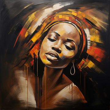 African woman by Black Coffee