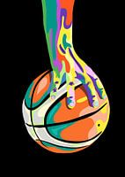 Basketball in der Pop-Art