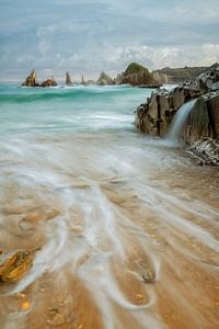 Playa Gueirua, Spanien