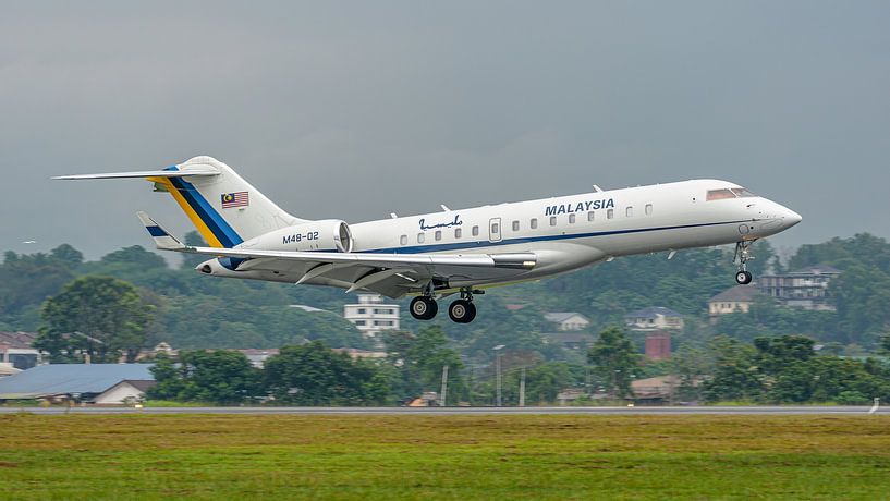 Royal Malaysian Air Force Bombardier Global Express. by Jaap van den Berg