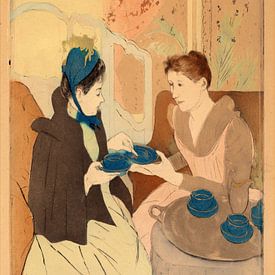 De namiddag thee, Mary Cassatt van Liszt Collection