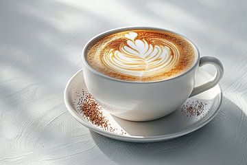kop koffie of cappuccino van Egon Zitter