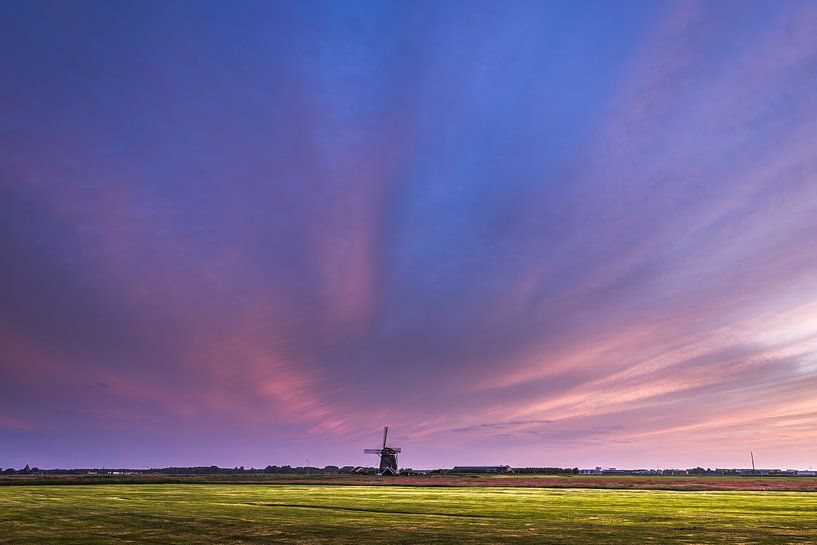 The North Mill facing the sunrise by peterheinspictures