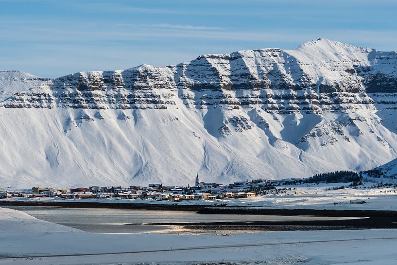 Village on Iceland by Leo van der Sanden