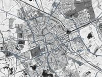 Stadskaart Groningen | Graphite Grid | Zwart-Grijs