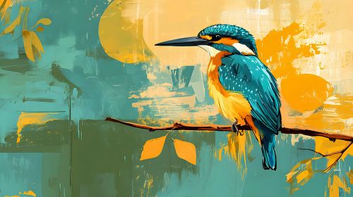 Portrait du martin-pêcheur