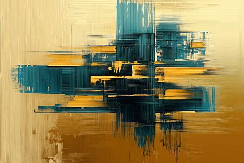 Modern abstract boho