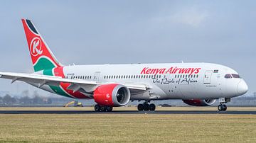Kenya Airways Boeing 787-8 Dreamliner. by Jaap van den Berg