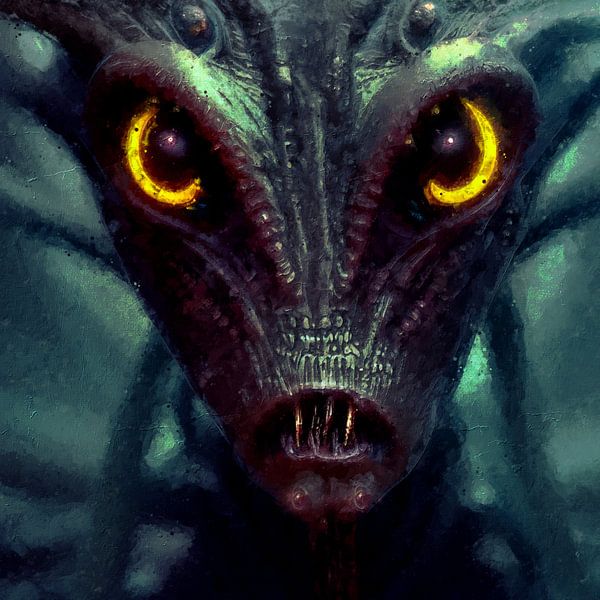Scary alien (art) by Art by Jeronimo