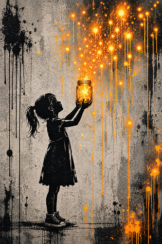 Die Hüterin des Lichts x Streetart Grafitti