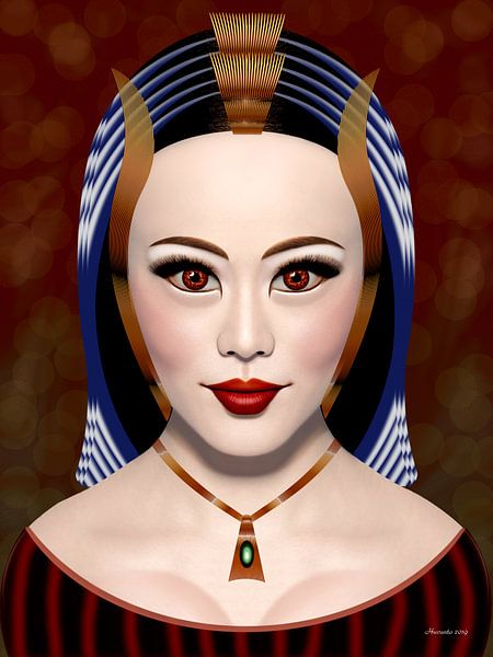 Weiße Königin von Ton van Hummel (Alias HUVANTO)