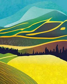 Flower meadow in the sun by Tanja Udelhofen