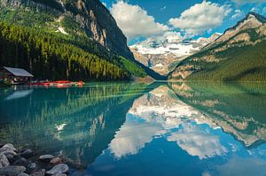 Spiegelbild von Lake Louise
