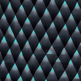 Dreifacher Knotenpunkt — Cyan von BVDART