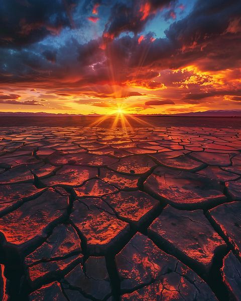 Dämmerung über Sanddünen von fernlichtsicht