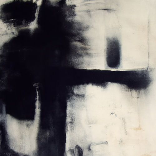 Abstrakt in Schwarz und Weiß 