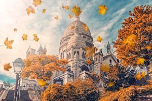 Montmartre im Herbst von Manjik Pictures