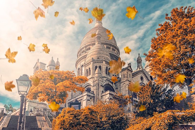 Montmartre en automne par Manjik Pictures