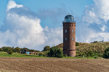 Uitzicht op de vuurtorens bij Kaap Arkona van Andreas Völkel