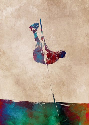 Art du saut à la perche #polevault #sport #athlétisme