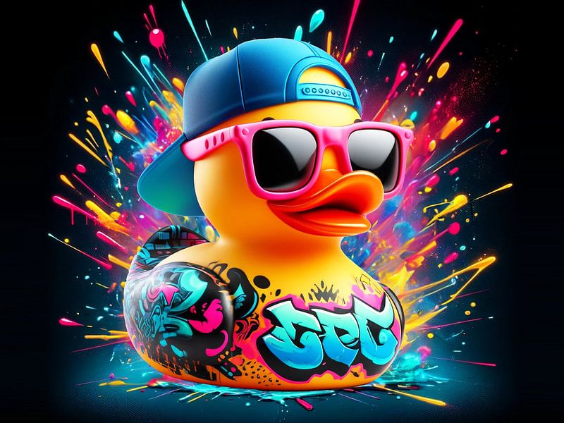 Neon Quark Art No3 von Alexander Fuchs