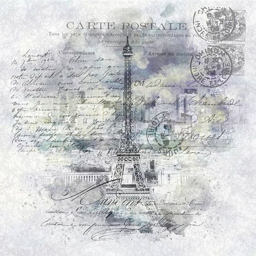 Collage Parijs | Uitzicht vanaf Tour Montparnasse