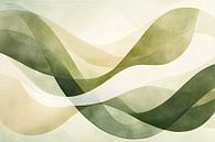 Abstract green undulations by Imperial Art House thumbnail