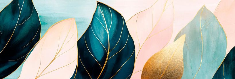 Bladeren kunst van Poster Art Shop