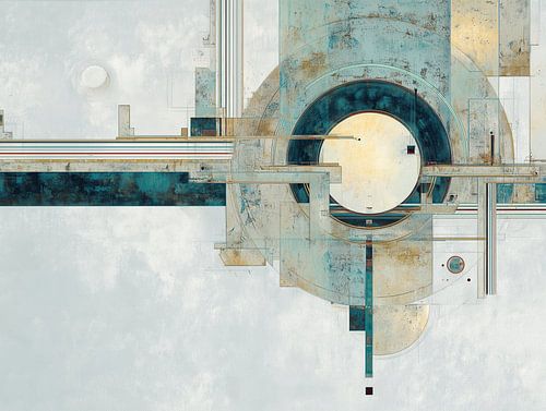 Stijlvolle Lobby | Architectonische Cirkel Luxe Lobby