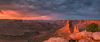 Sonnenaufgang am Marlboro Point, im Canyonlands NP, Utah von Henk Meijer Photography Miniaturansicht