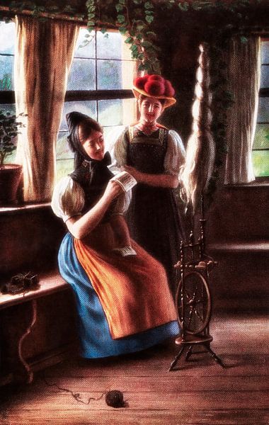 old picture postcard from Black Forest by Jürgen Wiesler