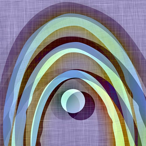 Retro regenboog zomerdag