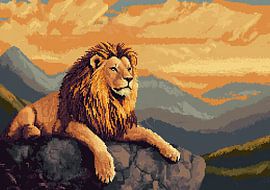 Lion - Pixel Art