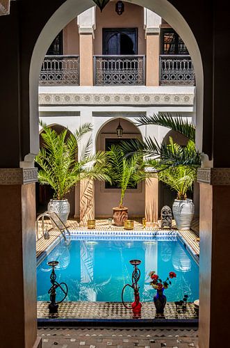 Riad binnenplaats in Marrakech