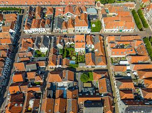 Elburg alte Stadtmauer von oben gesehen