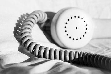Vintage telefoonhoorn, Highkey van Imladris Images