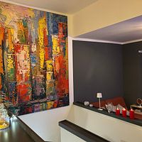 Klantfoto: City Reflections van Studio WegWijs, als ArtFrame