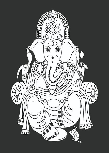 Traditional Ganesha Illustration by Art Kingdom